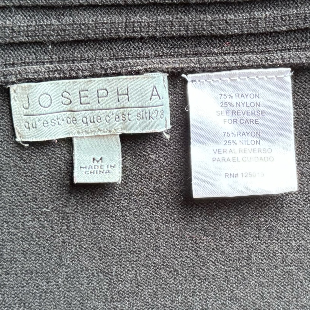 Nordstrom Joseph A Black Cardigan/Poncho - Size Medium - Picture 6 of 7